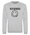 Свитшот Nevermind Серый меланж Свитшот Nevermind Серый меланж фото