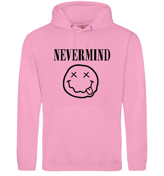 Мужская толстовка (худи) Nevermind Розовый фото