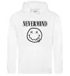 Мужская толстовка (худи) Nevermind Белый Мужская толстовка (худи) Nevermind Белый фото