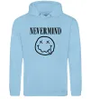 Жіноча толстовка (худі) Nevermind Блакитний фото