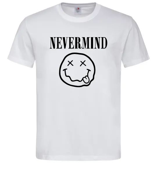Чоловіча футболка Nevermind Білий фото