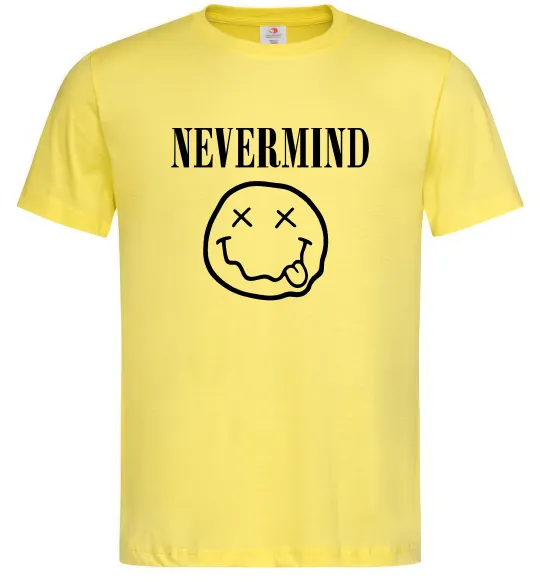 Чоловіча футболка Nevermind Лимонний фото