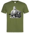 Чоловіча футболка Курт Кобейн з гітарою Оливковий Чоловіча футболка Курт Кобейн з гітарою Оливковий фото