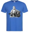 Чоловіча футболка Курт Кобейн з гітарою Яскраво-синій Чоловіча футболка Курт Кобейн з гітарою Яскраво-синій фото