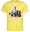Чоловіча футболка Курт Кобейн з гітарою Лимонний Чоловіча футболка Курт Кобейн з гітарою Лимонний фото