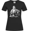 Женская футболка Курт Кобейн з гітарою Черный Женская футболка Курт Кобейн з гітарою Черный фото