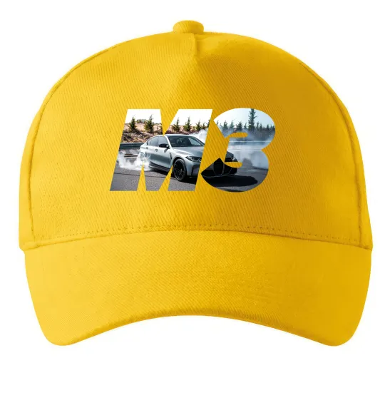 Кепка BMW M3 drift Сонячно жовтий фото