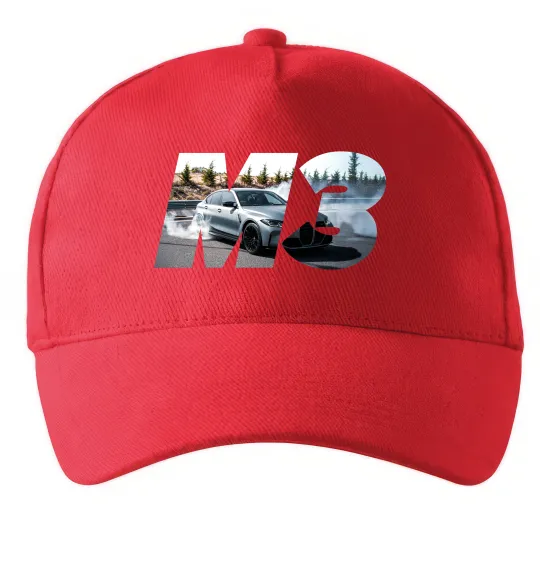 Кепка BMW M3 drift Червоний фото
