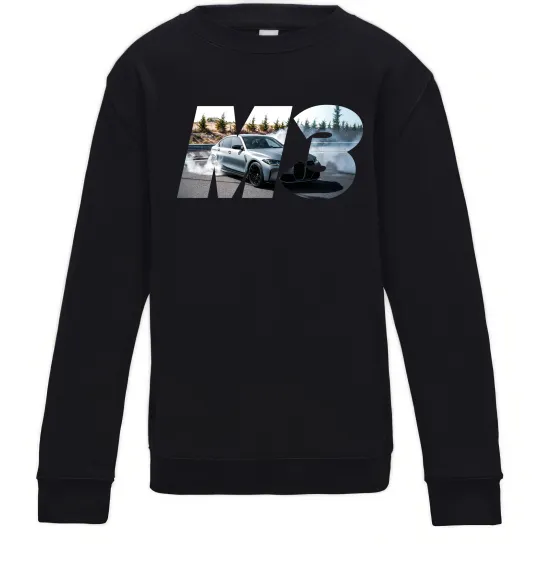 Дитячий світшот BMW M3 drift Чорний фото