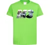 Дитяча футболка BMW M3 drift Лаймовий Дитяча футболка BMW M3 drift Лаймовий фото