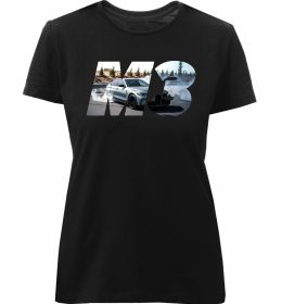 Женская премиум футболка BMW M3 drift Женская премиум футболка BMW M3 drift