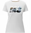 Жіноча преміум футболка BMW M3 drift Білий фото