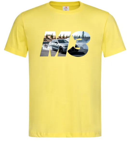 Чоловіча футболка BMW M3 drift Лимонний фото
