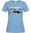 Жіноча футболка BMW M3 drift Блакитний Жіноча футболка BMW M3 drift Блакитний фото