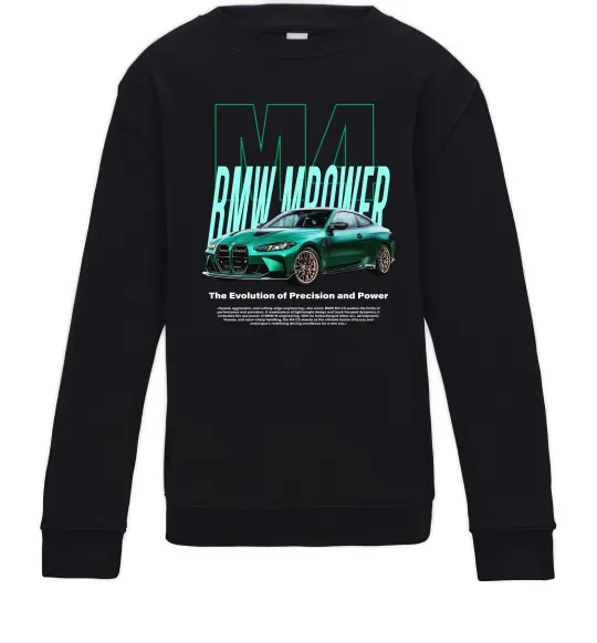 Дитячий світшот BMW M4 Чорний фото