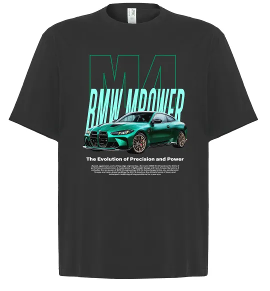 Футболка Оверсайз BMW M4 Чорний фото