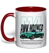 Чашка з кольоровою ручкою BMW M4 Червоний Чашка з кольоровою ручкою BMW M4 Червоний фото