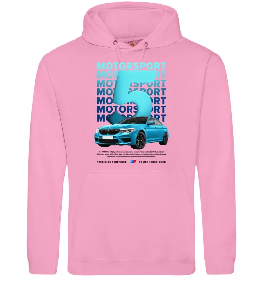 Чоловіча толстовка (худі) BMW M5 Рожевий фото