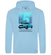 Женская толстовка (худи) BMW M5 Голубой фото