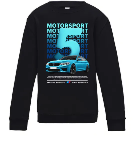 Дитячий світшот BMW M5 Чорний фото