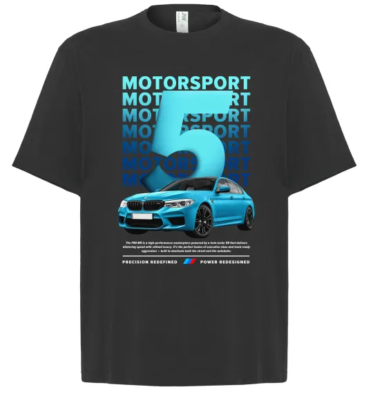 Футболка Оверсайз BMW M5 Чорний фото
