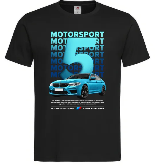Чоловіча футболка BMW M5 Чорний фото