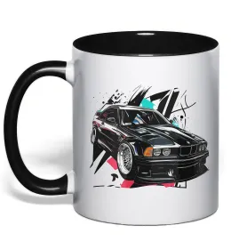 Чашка з кольоровою ручкою Чашка з кольоровою ручкою