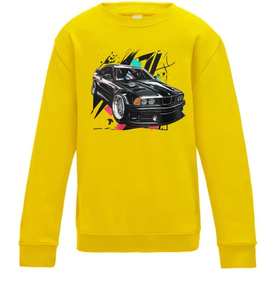 Дитячий світшот BMW art Сонячно жовтий фото