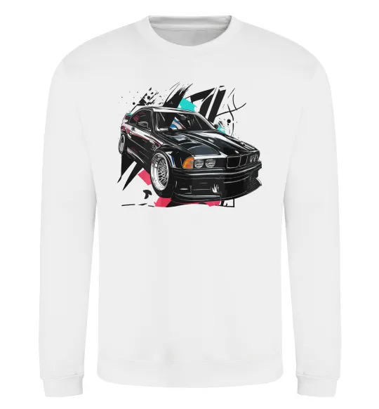 Свитшот BMW art Белый фото