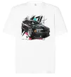 Футболка Оверсайз BMW art Білий фото