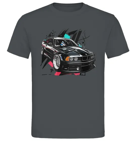 Чоловіча футболка BMW art Графіт фото