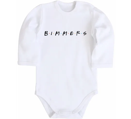 Дитячий бодік Bimmers Білий фото