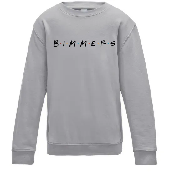 Дитячий світшот Bimmers Сірий меланж фото