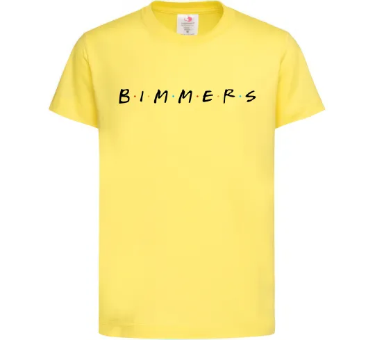 Дитяча футболка Bimmers Лимонний фото