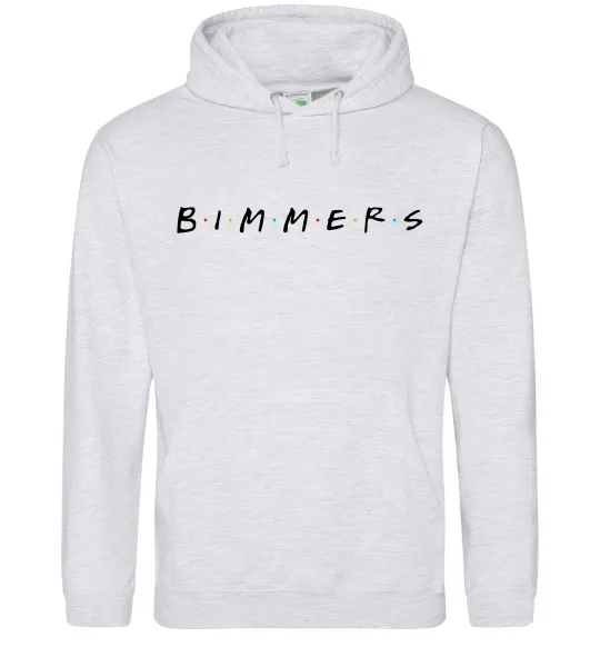 Чоловіча толстовка (худі) Bimmers Сірий меланж фото