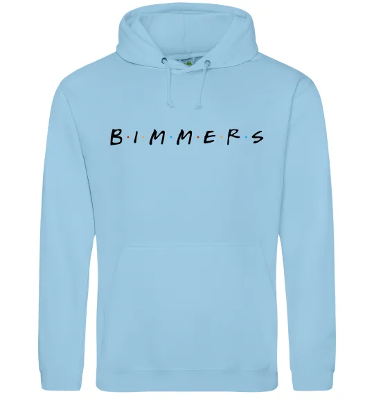 Чоловіча толстовка (худі) Bimmers Блакитний фото