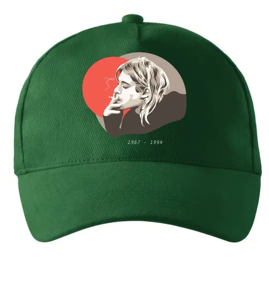 Кепка Курт Кобейн 1967-1994 Темно-зелений фото