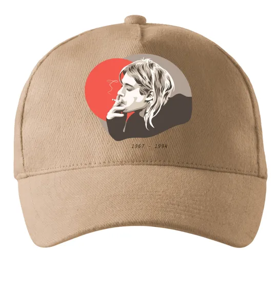 Кепка Курт Кобейн 1967-1994 Песочный фото