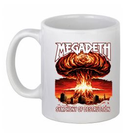 Чашка керамическая Megadeth Symphony of destruction