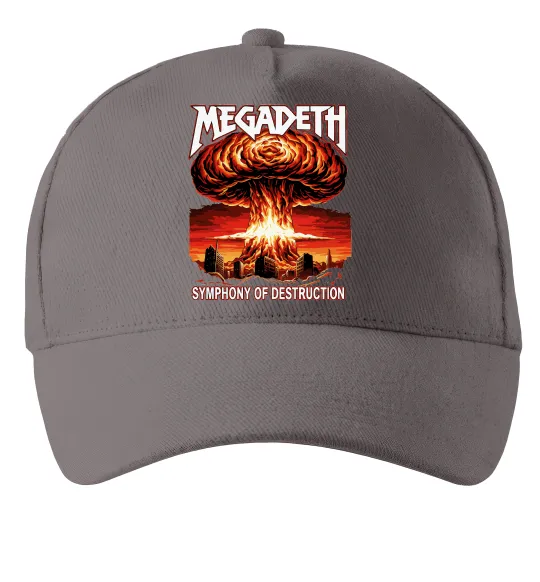 Кепка Megadeth Symphony of destruction Серый фото