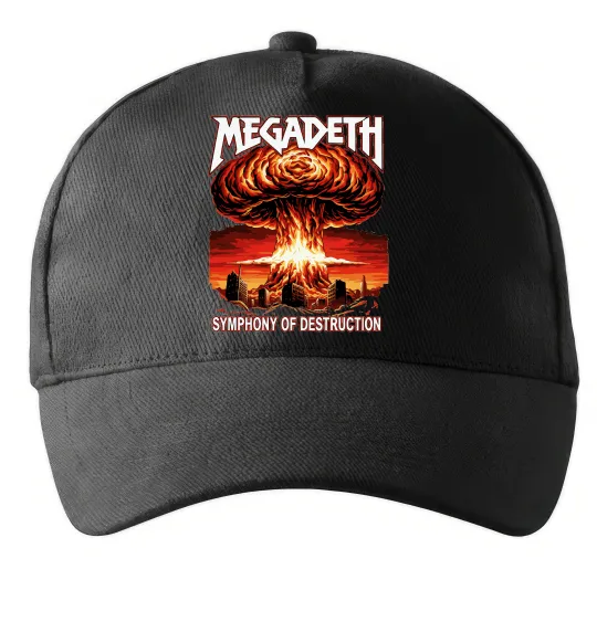 Кепка Megadeth Symphony of destruction Чорний фото