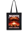 Еко-сумка Megadeth Symphony of destruction Чорний фото