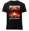 Чоловіча преміум футболка Megadeth Symphony of destruction Чорний фото