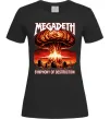 Жіноча футболка Megadeth Symphony of destruction Чорний Жіноча футболка Megadeth Symphony of destruction Чорний фото