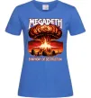 Жіноча футболка Megadeth Symphony of destruction Яскраво-синій Жіноча футболка Megadeth Symphony of destruction Яскраво-синій фото