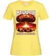 Жіноча футболка Megadeth Symphony of destruction Лимонний Жіноча футболка Megadeth Symphony of destruction Лимонний фото