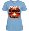Жіноча футболка Megadeth Symphony of destruction Блакитний Жіноча футболка Megadeth Symphony of destruction Блакитний фото