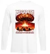 Лонгслів Megadeth Symphony of destruction Білий фото