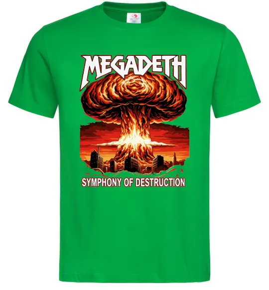Чоловіча футболка Megadeth Symphony of destruction Зелений фото