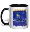 Чашка з кольоровою ручкою Megadeth Rust in peace Чорний фото